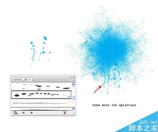 AI教程：制作色彩喷溅效果 脚本之家 AI教程