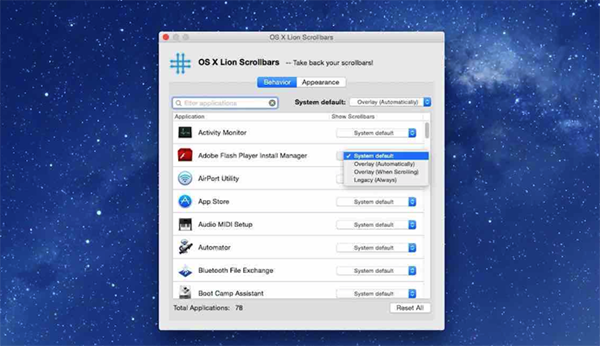 LionScrollbars for Mac V0.5.4 苹果电脑版