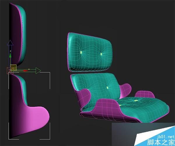 3DSMAX打造休闲椅模型 脚本之家 3DSMAX建模教程