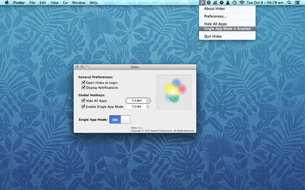 Hides(隐藏应用程序) for Mac v5.7.1 苹果电脑版