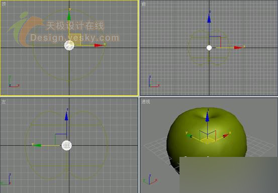 3dsmax制作逼真的苹果 脚本之家 3dsmax入门教程