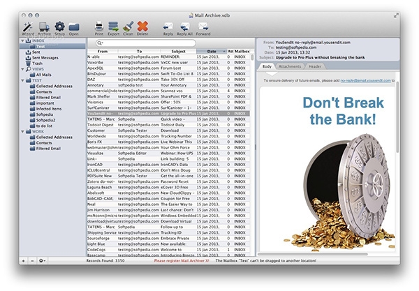 Mail Archiver X for Mac(邮件处理软件) v3.2.8 苹果电脑版