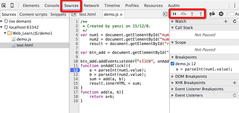 JavaScript程序设计之JS调试