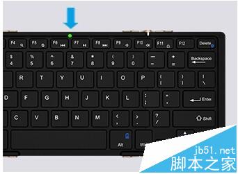 航世HB099三折叠键盘该怎么链接蓝牙使用?