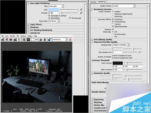 Maya Mentalray渲染逼真办公桌教程 脚本之家 MAYA材质灯光