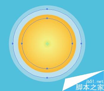 Adobe Illustrator做一个有光晕的太阳