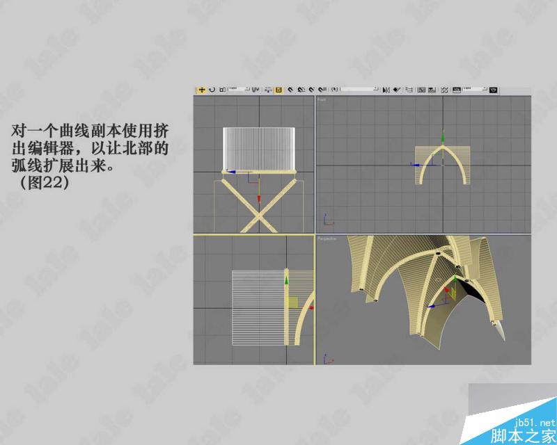 3dmax建模哥特式教堂内景系列教程 脚本之家 3dmax建模教程