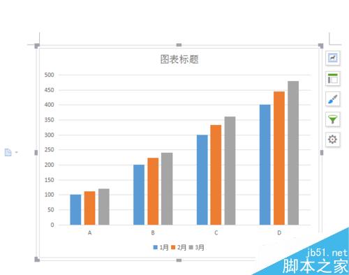 怎么在word文档中制作条形统计图？