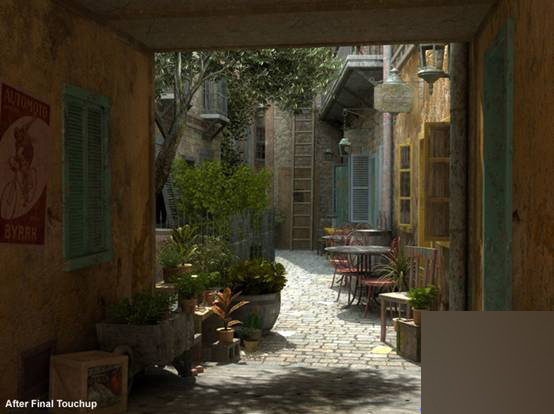 3DMAX打造意大利风格的小巷场景的经典教程”