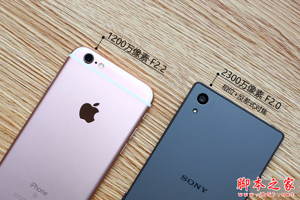 iPhone 6s对比索尼Z5