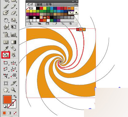 Illustrator制作漩涡花纹  AI教程
