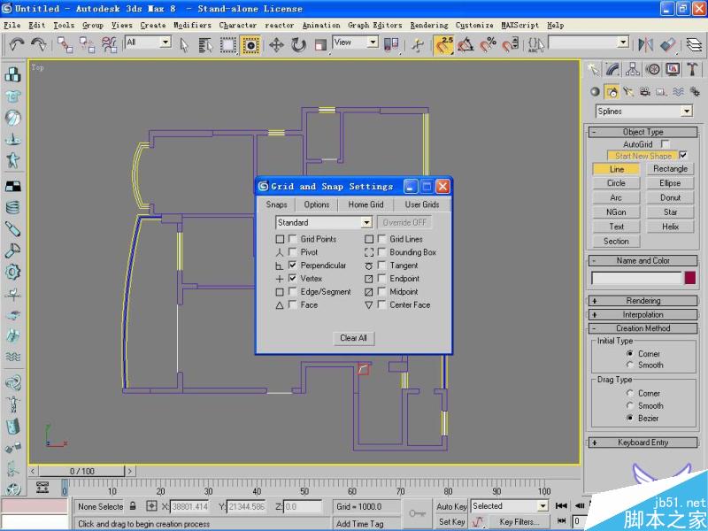 3DMAX高精度室内建模教程 脚本之家