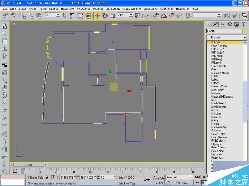 3DMAX高精度室内建模教程 脚本之家