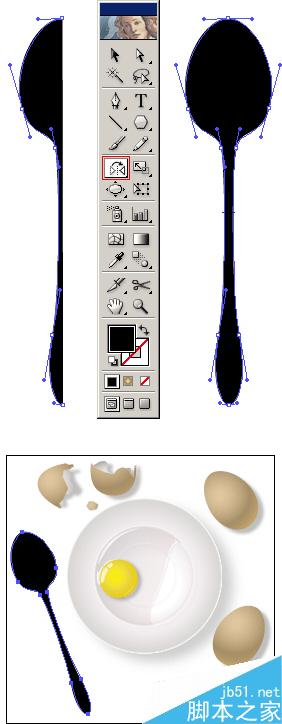 Illustrator绘制逼真的鸡蛋  AI教程