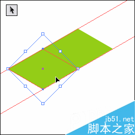 AI参考线制作六面体 脚本之家 AI教程