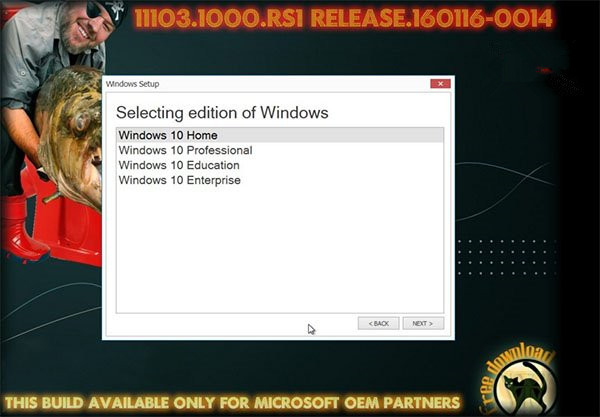 Win10 RS1预览版11103系统ISO英文版镜像下载”