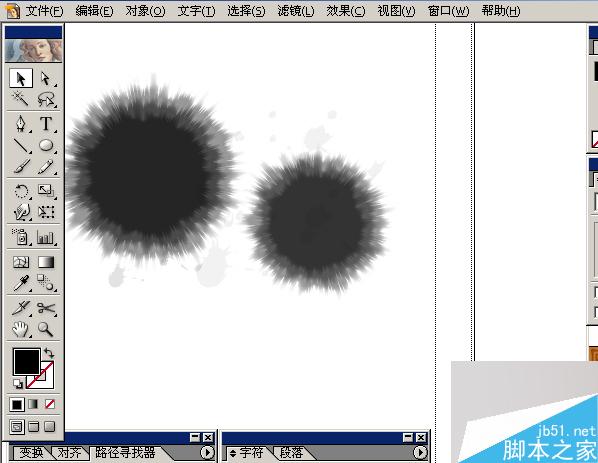 AI制作矢量墨迹教程 脚本之家 AI教程