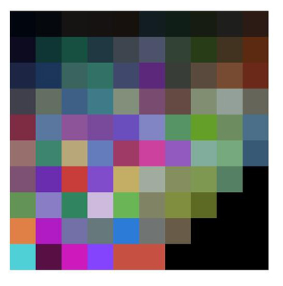 JavaScript+html5 canvas制作色彩斑斓的正方形效果
