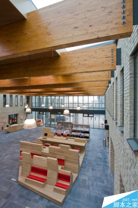 AEQUOY现代高科技学校图书室设计 脚本之家 室外设计