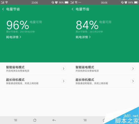 OPPO R7s待机/音乐/视频耗电测试