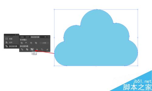 AI绘制云朵的图标
