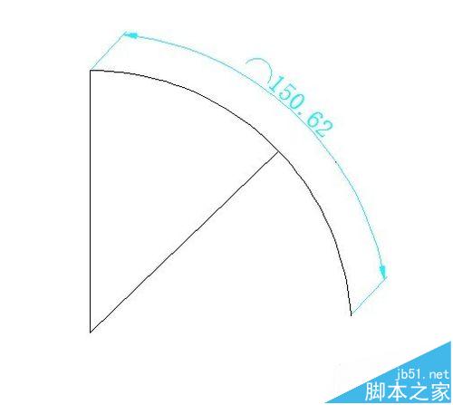 CAD指定长度的弧线怎么画?