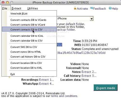 iPhone Backup Extractor for Mac(备份提取工具) V7.2.5 苹果电脑版