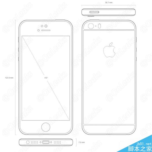 4寸iPhone 5SE外形就是这样了：漂亮又有爱！