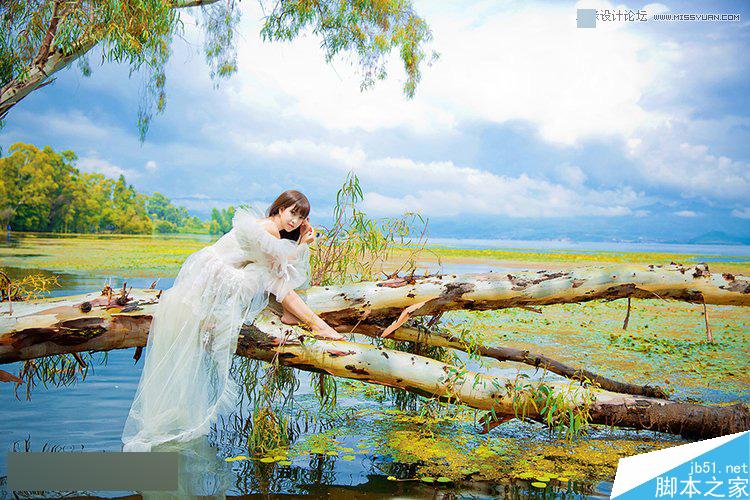 Photoshop调出阴雨天外景人像清新明亮效果,PS教程,思缘教程网