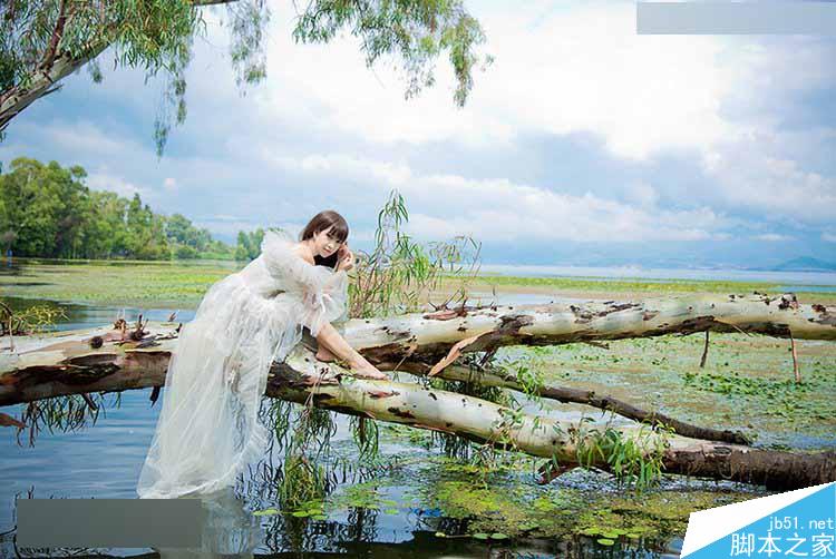 Photoshop调出阴雨天外景人像清新明亮效果,PS教程,思缘教程网
