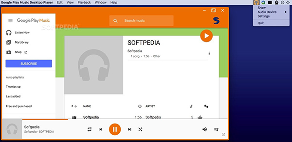 Google Play Music Desktop Player(谷歌音乐播放器) for Mac V3.0.0 苹果电脑版
