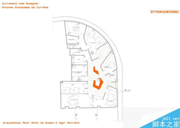 西班牙现代政府办公室设计 脚本之家 3DXMAX室内设计