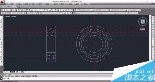 CAD球轴承怎么绘制? CAD画球轴承的教程