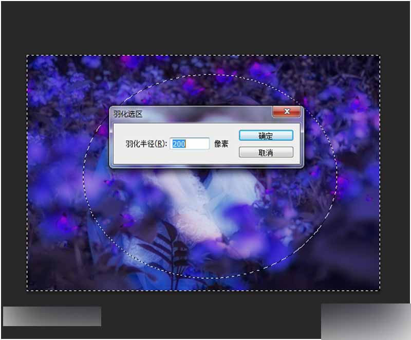 PS打造梦幻唯美的花海人像照片