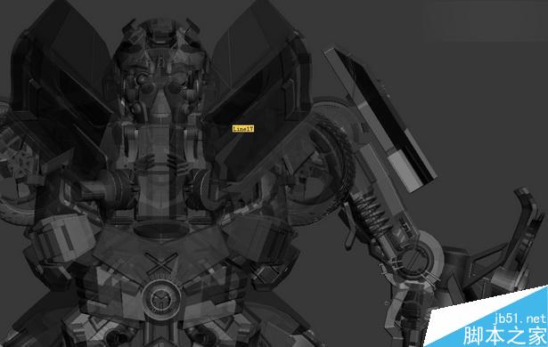 当大黄蜂遭遇钢铁侠制作解析 脚本之家 3DSMAX动画角色教程