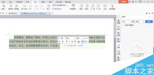 word翻译文字怎么使用word翻译文字