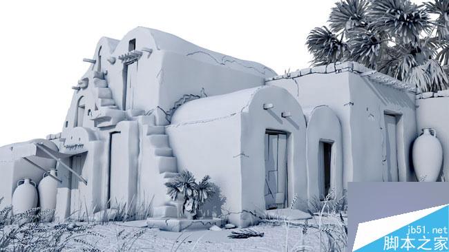 MAYA建筑作品解析 脚本之家