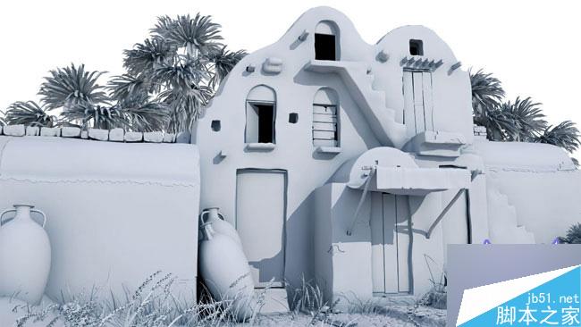 MAYA建筑作品解析 脚本之家