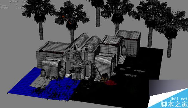 MAYA建筑作品解析 脚本之家