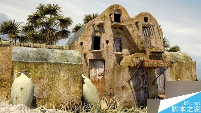 MAYA建筑作品解析 脚本之家