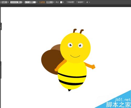 Ai绘制蜜蜂的图片