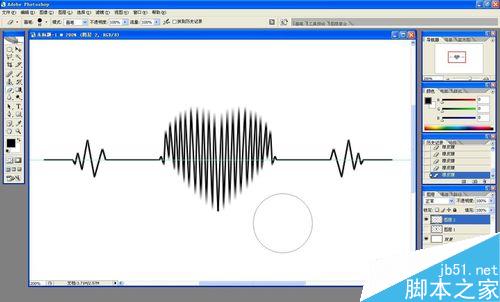 用ps简单制作心电图gif动图效果图