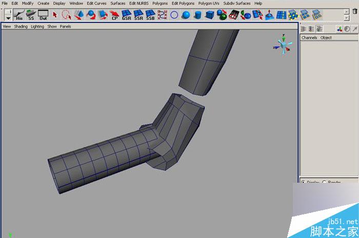 MAYA 7.0恐龙建模教程 脚本之家 MAYA建模教程