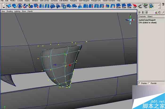 MAYA 7.0恐龙建模教程 脚本之家 MAYA建模教程