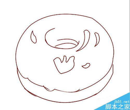 用Photoshop绘制萌萌哒的草莓甜甜圈