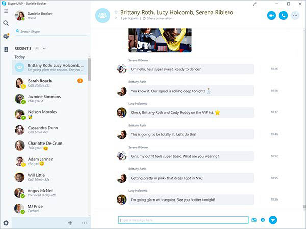 Win10一周年更新应用UWP预览版Skype新增群视频和语音”