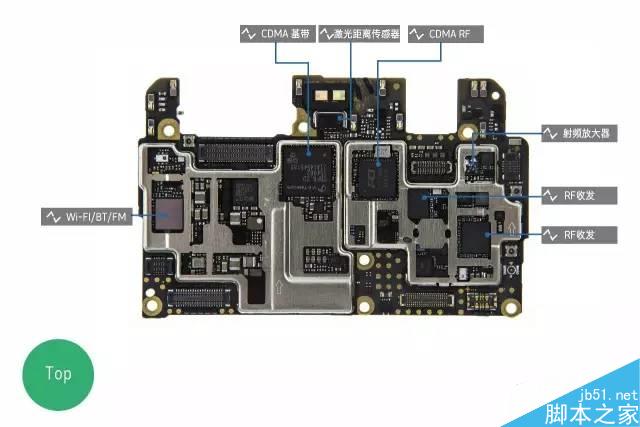 华为p9主板元件分布图图片