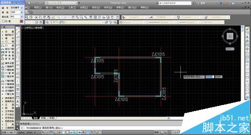 CAD建筑图纸中怎么绘制转角窗和轴网墙?”