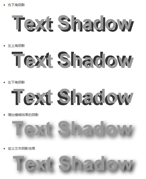 CSS3实现千变万化的文字阴影text-shadow效果设计”