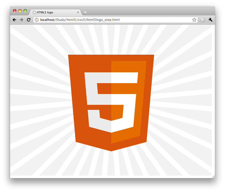 用CSS3打造HTML5的Logo(实现代码)”